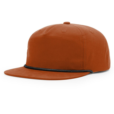 Hoge kwaliteit platte rand hiphop hoeden maat gorras 5 vijf paneel touw richardson snapback cap hoed voor mannen