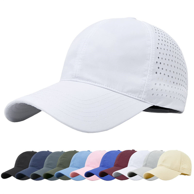 Hoogwaardige katoen polyester 6 panel sport snel droge honkbalpet Trucker verstelbare snapback honkbalpet