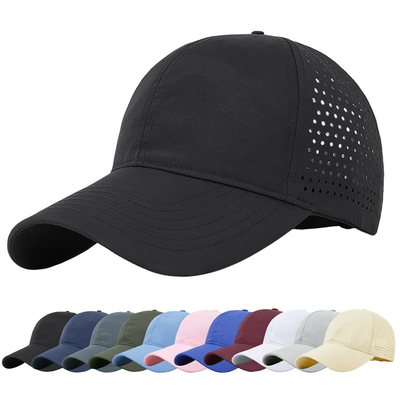 Hoogwaardige katoen polyester 6 panel sport snel droge honkbalpet Trucker verstelbare snapback honkbalpet