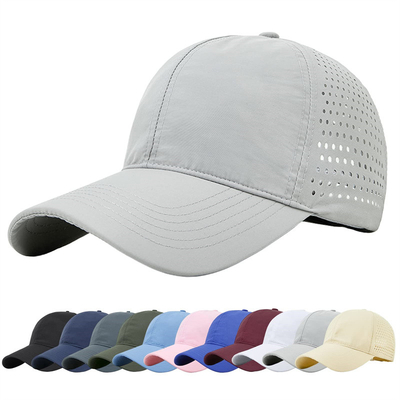 Hoogwaardige katoen polyester 6 panel sport snel droge honkbalpet Trucker verstelbare snapback honkbalpet