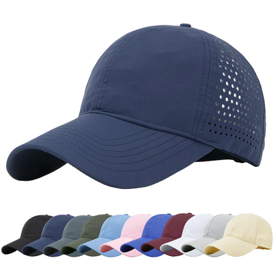 Hoogwaardige katoen polyester 6 panel sport snel droge honkbalpet Trucker verstelbare snapback honkbalpet