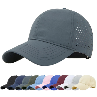 Hoogwaardige katoen polyester 6 panel sport snel droge honkbalpet Trucker verstelbare snapback honkbalpet