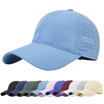 Hoogwaardige katoen polyester 6 panel sport snel droge honkbalpet Trucker verstelbare snapback honkbalpet
