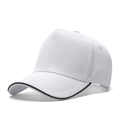 Custom 5 Panel Mesh Baseball Cap Outdoor Adembenemend High Crown Blank Trucker Mesh Hoed