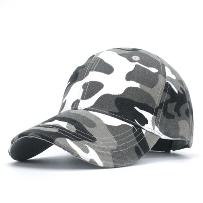 Verstelbare camouflage mannen Baseball Cap Logo Camouflage Tactische 6 Panel Baseball Hoeden