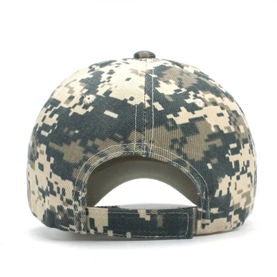 Verstelbare camouflage mannen Baseball Cap Logo Camouflage Tactische 6 Panel Baseball Hoeden