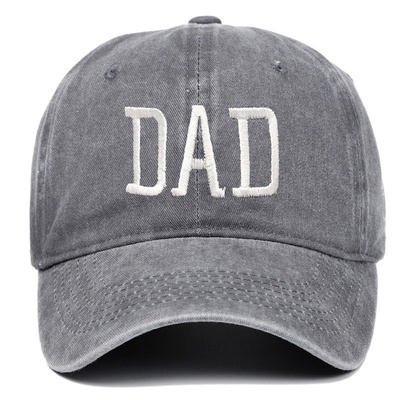 Twee Tone Wash geborduurde brief Papa Mama Mesh Trucker Hoed Groothandel Retro Trucker Hoed