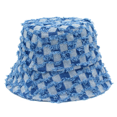 Modeontwerper Bucket Hats High Quality Denim Jeans Fisherman Bucket Hats Met Custom Logo