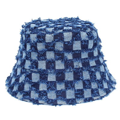 Modeontwerper Bucket Hats High Quality Denim Jeans Fisherman Bucket Hats Met Custom Logo