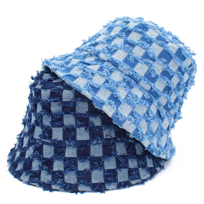 Modeontwerper Bucket Hats High Quality Denim Jeans Fisherman Bucket Hats Met Custom Logo