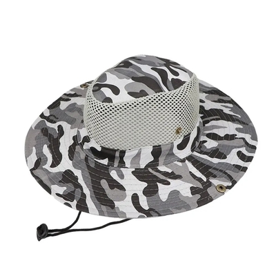 Outdoor camouflage visser emmerhoed met aangepast logo jacht wandelen emmer cap