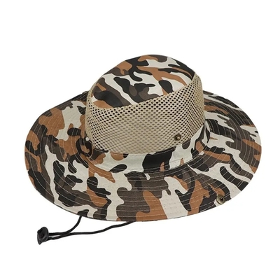 Outdoor camouflage visser emmerhoed met aangepast logo jacht wandelen emmer cap