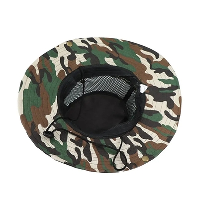 Outdoor camouflage visser emmerhoed met aangepast logo jacht wandelen emmer cap
