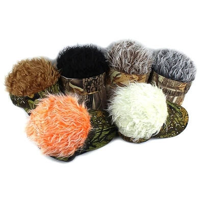 Nieuwe mannen flair Spiked haar visor zon grappige golf hoeden kleurrijke pruik Peaked verstelbare honkbalpetten