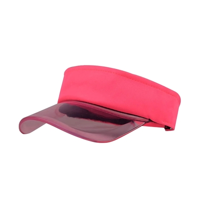 Buiten zonnebril hoed visor aangepast logo zomer zon visor hoed transparante visor cap