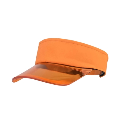 Buiten zonnebril hoed visor aangepast logo zomer zon visor hoed transparante visor cap