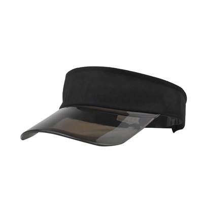 Buiten zonnebril hoed visor aangepast logo zomer zon visor hoed transparante visor cap