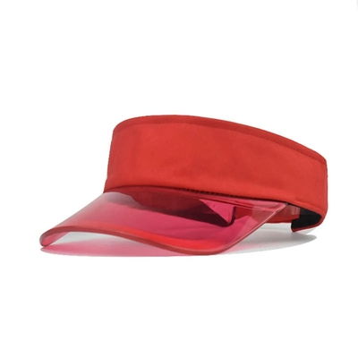 Zomer zonnehoeden Golf transparante visor caps Custom zonnescherm Anti-UV bescherming Leeg top visor cap