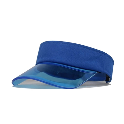Zomer zonnehoeden Golf transparante visor caps Custom zonnescherm Anti-UV bescherming Leeg top visor cap