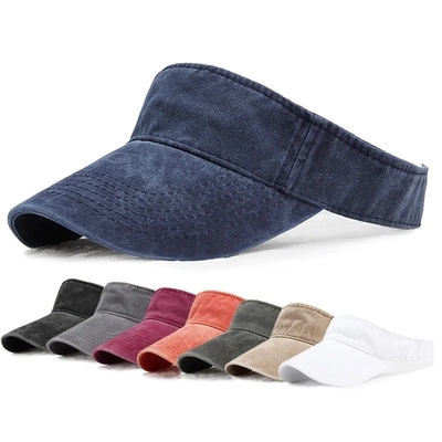 Nieuwe zomer denim gewassen visors vrouwen Outdoor Sport Zonnehoed Golf Wandelen Tennis Man Zonnebril Cap