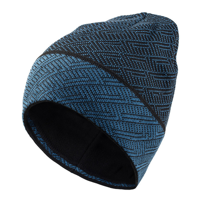 Volwassenen Winter Warme gebreide hoed Vrouwen Ski caps Mannen Grote maat Fluwelen bonnetjes