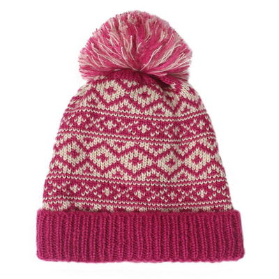 Vrouwelijke wintermerken bont pompons pet meisjes gebreide bonnetten pet dikke vrouwen skullies bonnetten
