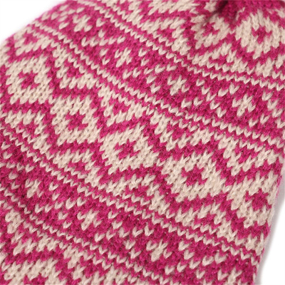 Vrouwelijke wintermerken bont pompons pet meisjes gebreide bonnetten pet dikke vrouwen skullies bonnetten