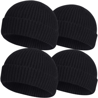 Grote gebreide bonnetjes Hoeden voor informele gelegenheden Borduurwerk/Jacquard/Blank Patroon en Hoofdcircumferentie