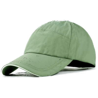 Zwarte, lege, waterdichte Baseball Hoed, verstelbare boei, snel droog, 50+ Sport Baseball Hoeden