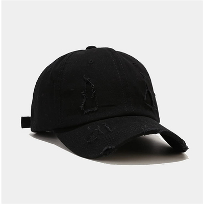 Oem Custom Verstelbare Versleten Baseball Cap Gepersonaliseerd Bedroefde Blank Papa Hoed