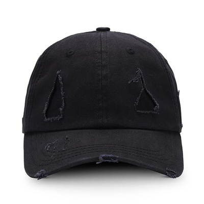 Oem Custom Verstelbare Versleten Baseball Cap Gepersonaliseerd Bedroefde Blank Papa Hoed