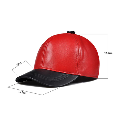 Geconstrueerd voorpaneel 6 Panel Baseball Cap met katoenen sweatband en 6 Eyelets