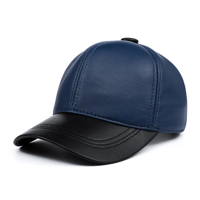 Geconstrueerd voorpaneel 6 Panel Baseball Cap met katoenen sweatband en 6 Eyelets