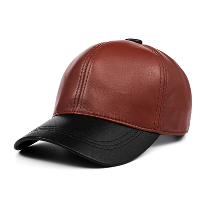 Geconstrueerd voorpaneel 6 Panel Baseball Cap met katoenen sweatband en 6 Eyelets