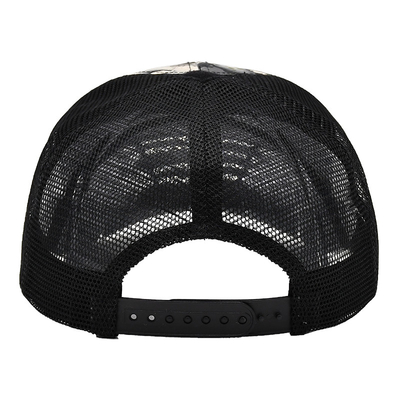 Custom Logo Mesh Back Trucker Hoed Groothandel 6 Panel Camouflage Trucker Cap Gepersonaliseerd