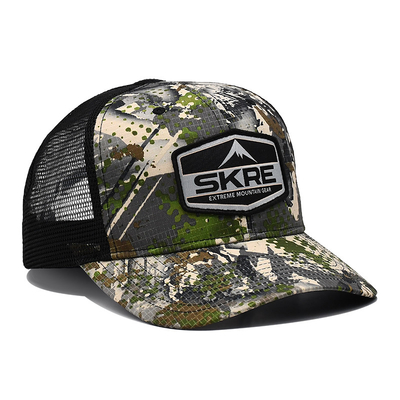 Custom Logo Mesh Back Trucker Hoed Groothandel 6 Panel Camouflage Trucker Cap Gepersonaliseerd