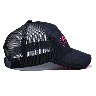 Sandwich gebogen rand 5 paneel fluweel trucker hoed groothandel gorra trucker cap Custom logo