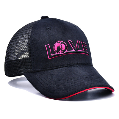 Sandwich gebogen rand 5 paneel fluweel trucker hoed groothandel gorra trucker cap Custom logo