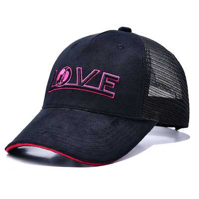 Sandwich gebogen rand 5 paneel fluweel trucker hoed groothandel gorra trucker cap Custom logo