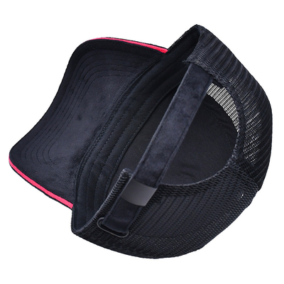 Sandwich gebogen rand 5 paneel fluweel trucker hoed groothandel gorra trucker cap Custom logo
