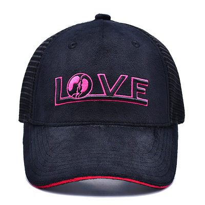 Sandwich gebogen rand 5 paneel fluweel trucker hoed groothandel gorra trucker cap Custom logo