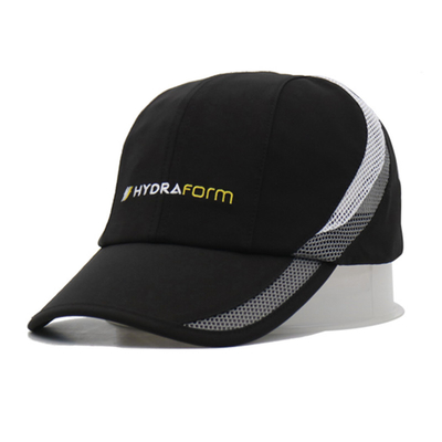Snel droog Onstructuur sporthoed Custom geborduurd logo ademend waterdicht sporthoedje
