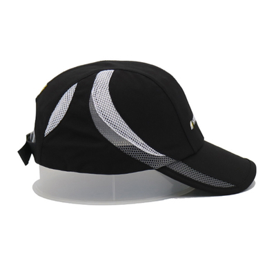 Snel droog Onstructuur sporthoed Custom geborduurd logo ademend waterdicht sporthoedje