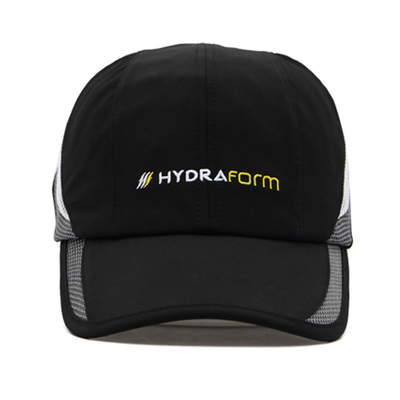 Snel droog Onstructuur sporthoed Custom geborduurd logo ademend waterdicht sporthoedje
