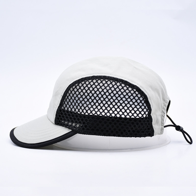 Oem Running Nylon Onstructured Quick Drying Mesh Running Hat Soft Wholesale Running Cap