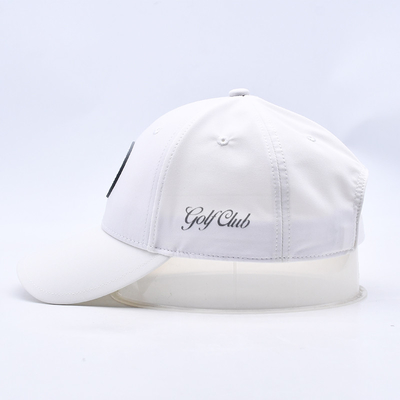 Outdoor Custom Reflective Logo Sneldrogen Waterdicht Sportpetten Verlichting 6 Panel Golf Hoed voor Mannen