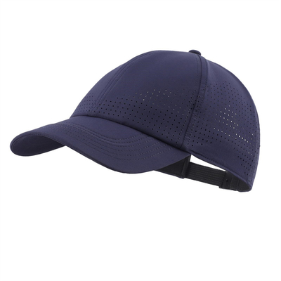 Groothandel Custom 6 Panel Unisex Laser Perforated Waterdicht Baseball Golf Cap Hoed Mesh Sport Hoeden