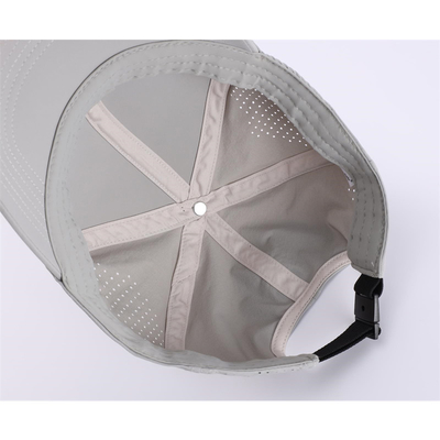 Groothandel Custom 6 Panel Unisex Laser Perforated Waterdicht Baseball Golf Cap Hoed Mesh Sport Hoeden