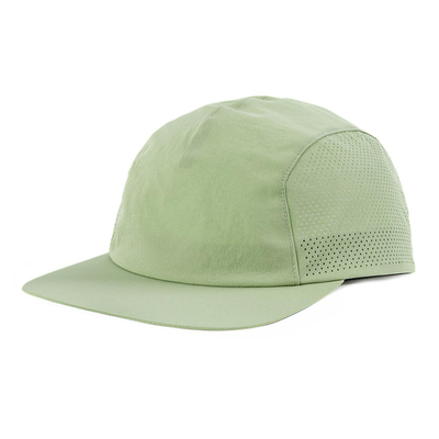 Onstructureerde honkbalpet Vlakrand Snelle Drooglopende Camper Caps Outdoor Sports Hoed voor mannen en vrouwen