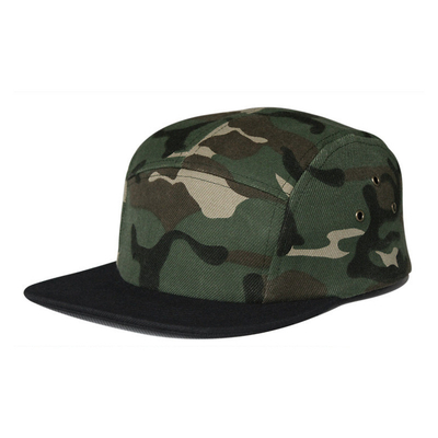 Outdoor Camo Blank 5 Panel Camp Cap Camouflage Gorras Groothandel Camper Hoed voor mannen Vrouwen